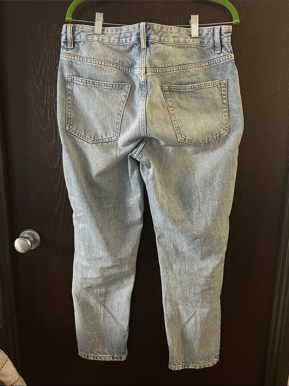 Zara Light Wash 32/26 Men’s Classic Straight Button Front Closure Jeans